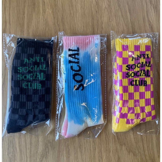 ANTI SOCIAL SOCIAL CLUB(アンチソーシャルソーシャルクラブ)のAnti Social Social Club 靴下セット　② メンズのレッグウェア(ソックス)の商品写真