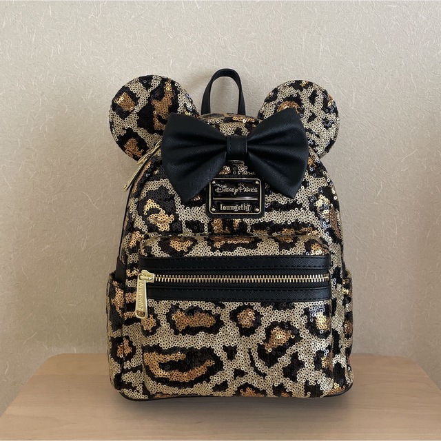 新品 ラウンジフライ ディズニー loungefly Disney レオパード