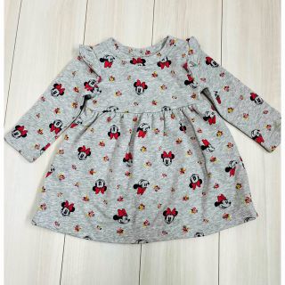 ベビーギャップ(babyGAP)のbabyGAP ミニーちゃん♡ワンピース♡80cm(ワンピース)