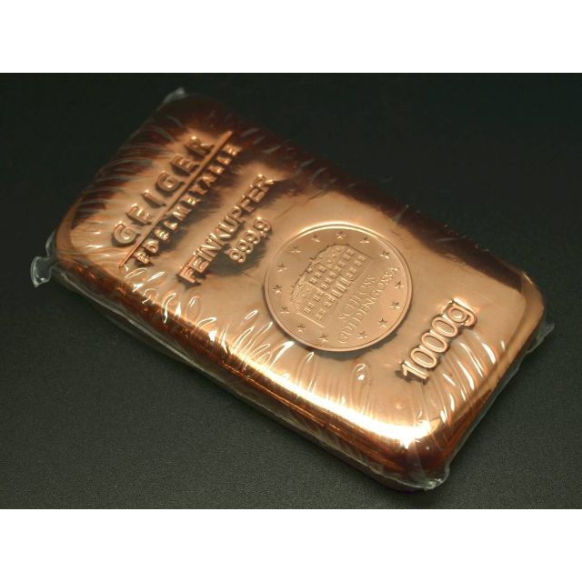 銅 ◇1000g◇インゴット◇ガイガー社◇延べ棒/金/銀/コイン/メダルの+ 銅 ◇1000g◇インゴット◇ガイガー社◇延べ棒/金/銀/コイン/メダルの+