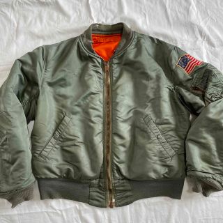 アルファインダストリーズ(ALPHA INDUSTRIES)の60s ビンテージ MA-1 ALPHA usa l-2b フライトジャケット(フライトジャケット)