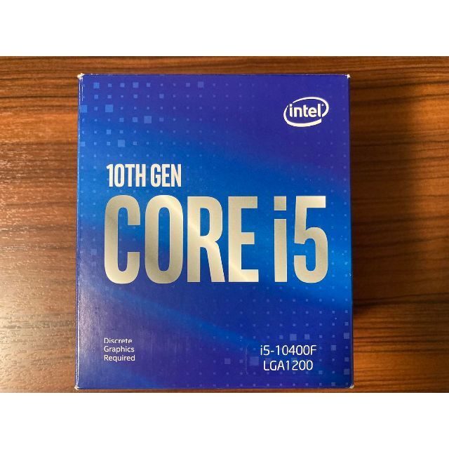 【12/27まで割引】Intel Core i5 10400F BOX スマホ/家電/カメラのPC/タブレット(PCパーツ)の商品写真