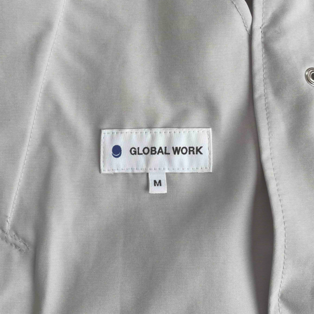 GLOBAL WORK(グローバルワーク)のGLOBALWORK コート　ライトグレー(ほぼ白) レディースのジャケット/アウター(ロングコート)の商品写真