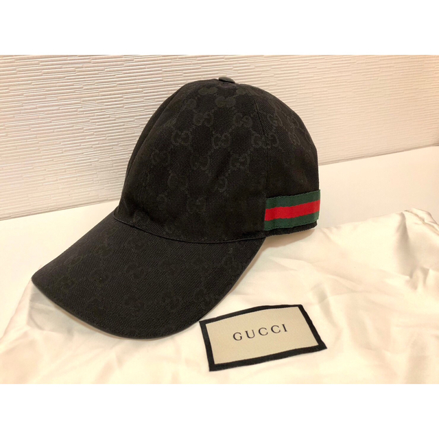 Gucci(グッチ)の▽GUCCI　GGキャンバス　ベースボールキャップ メンズの帽子(キャップ)の商品写真