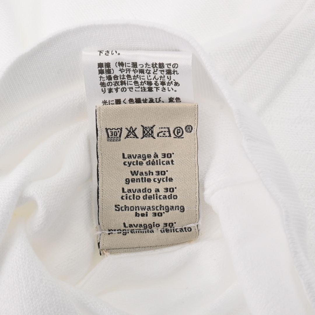 Hermes(エルメス)のエルメス  GOOD VIBES ニット 半袖Ｔシャツ 白 メンズのトップス(Tシャツ/カットソー(半袖/袖なし))の商品写真