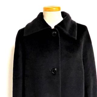 Max Mara - MaxMara マックスマーラ ロングコート カシミヤ混 黒 38の ...