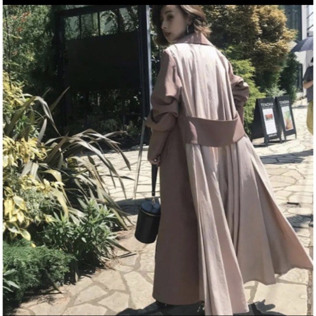 ameri vintage トレンチコート ピンク ameri vintage トレンチコート ピンク