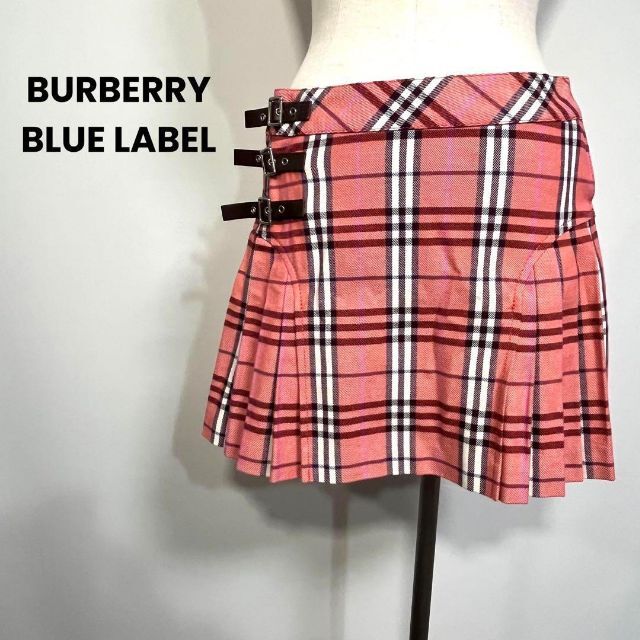 BURBERRY BLUE LABEL - バーバリーブルーレーベル ノバチェック サイド