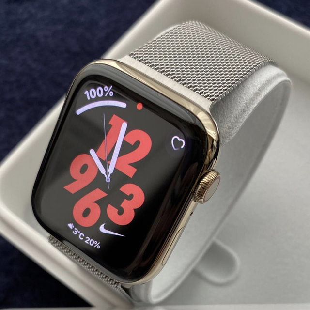 Apple Watch Series6 44mm  ゴールドステンレススチール