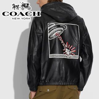 コーチ(COACH) レザージャケット/革ジャン(メンズ)の通販 100点以上 コーチのメンズを買うならラクマ
