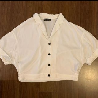 ザラ(ZARA)のZARA 半袖ブラウス(シャツ/ブラウス(半袖/袖なし))