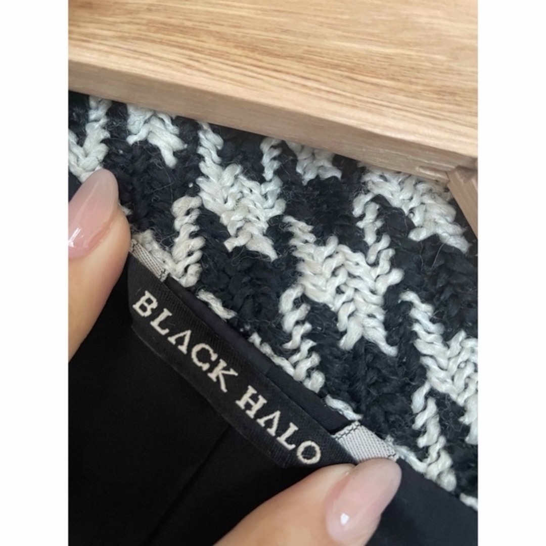 RINASCIMENTO(リナシメント)の【最終お値下げ】 BLACK HALO♡千鳥柄ワンピース レディースのワンピース(ひざ丈ワンピース)の商品写真