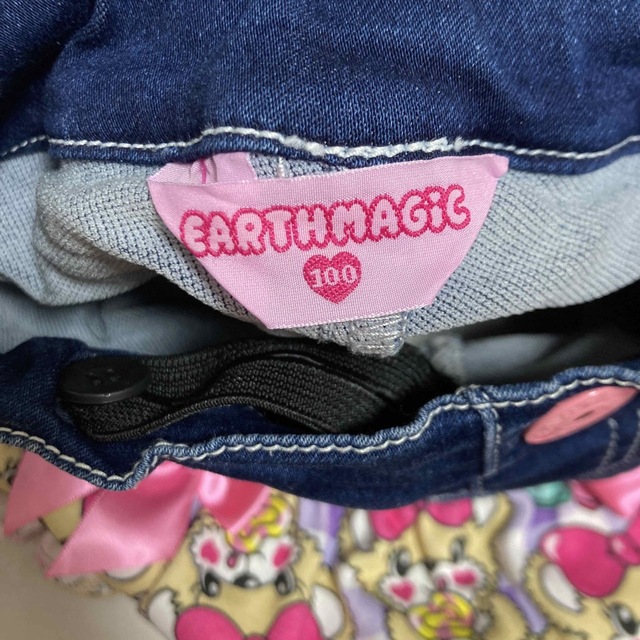 EARTHMAGIC(アースマジック)のアースマジック　ロリポップスカパン100 キッズ/ベビー/マタニティのキッズ服女の子用(90cm~)(スカート)の商品写真