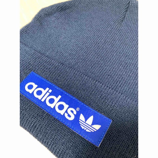 adidas(アディダス)のadidasアディダス◇◆ニット帽 ＊くすみブルー レディースの帽子(ニット帽/ビーニー)の商品写真