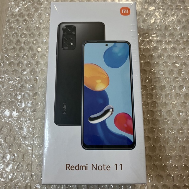 スマホ/家電/カメラ【新品未開封】Xiaomi Redmi Note 11 グラファイトグレー