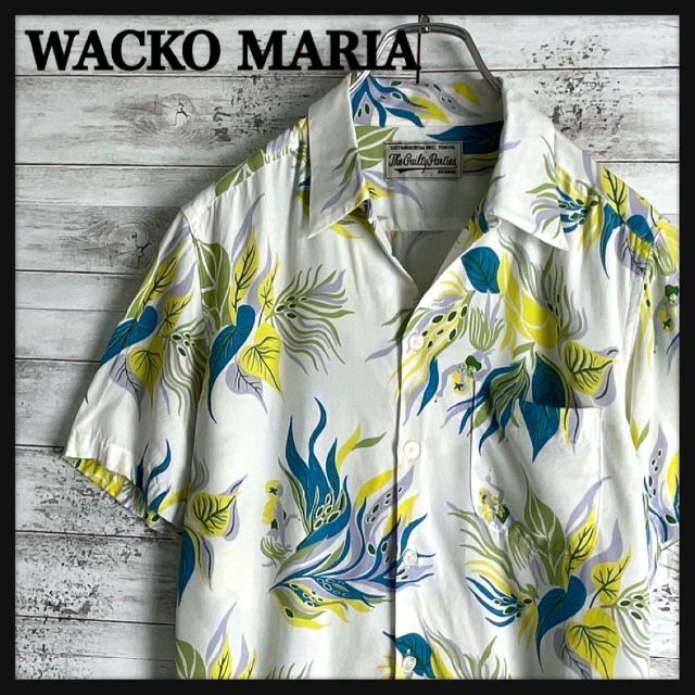 WACKO MARIA - 7557 【即完売モデル】ワコマリア☆総柄デザイン半袖アロハシャツ入手困難の通販 by 古着屋しぇぼ｜ワコマリアならラクマ