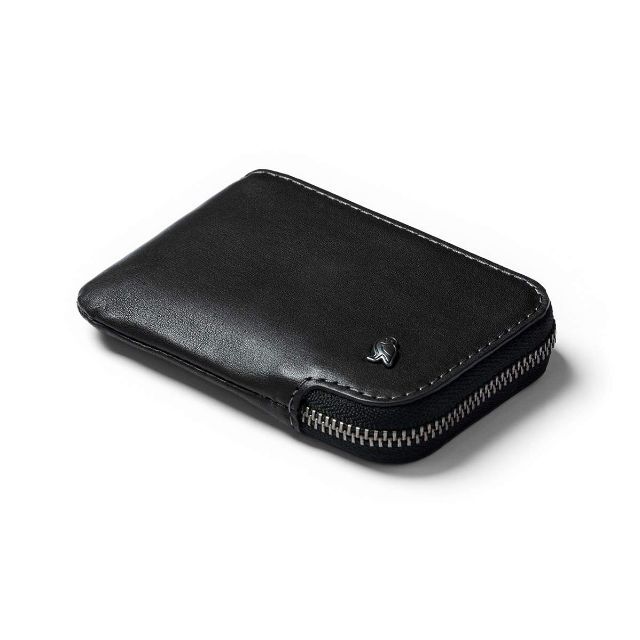 【色: Black】ベルロイ メンズ レザ ー Card Pocket ウォレッ