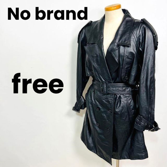 No brand ノーブランド　レディース　牛革　レザージャケット　freeNobrand