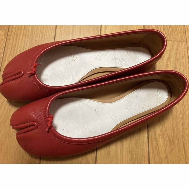 Maison Margiela 足袋 バレエシューズ 35 レッド 赤