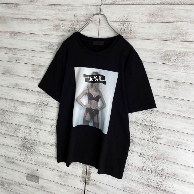 7551 【希少デザイン】ゴッドセレクションXXX☆フォトロゴ定番tシャツ