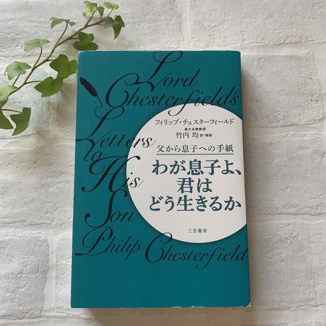 角川書店(カドカワショテン)の「我が息子よ、君はどう生きるか」フィリップ.チェスターフィールド エンタメ/ホビーの本(ノンフィクション/教養)の商品写真