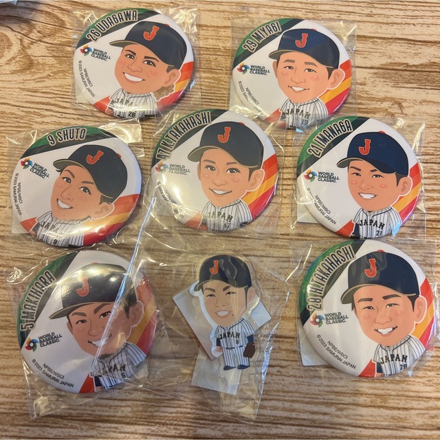 WBC侍ジャパン 缶バッジ、アクリルスタンド8個セット! | フリマアプリ ラクマ