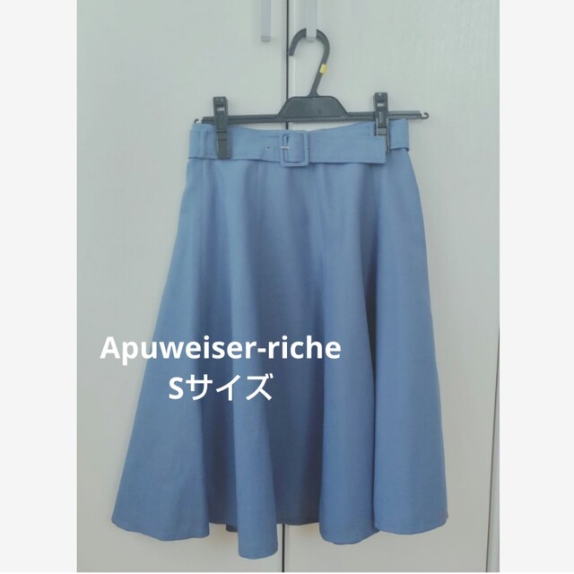 アプワイザーリッシェ　フレアスカート　水色　Sサイズ | フリマアプリ ラクマ