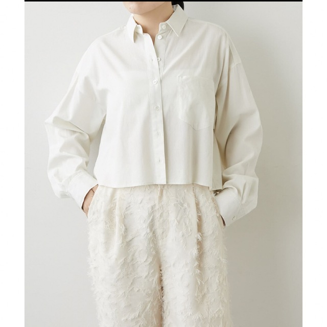 Whim Gazetteウィム ガゼットウォッシュクロップドシャツ