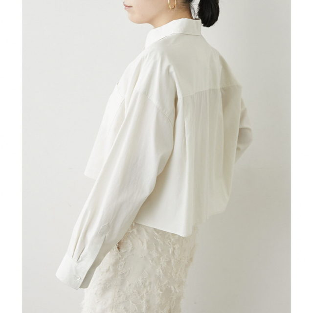 Whim Gazetteウィム ガゼットウォッシュクロップドシャツ