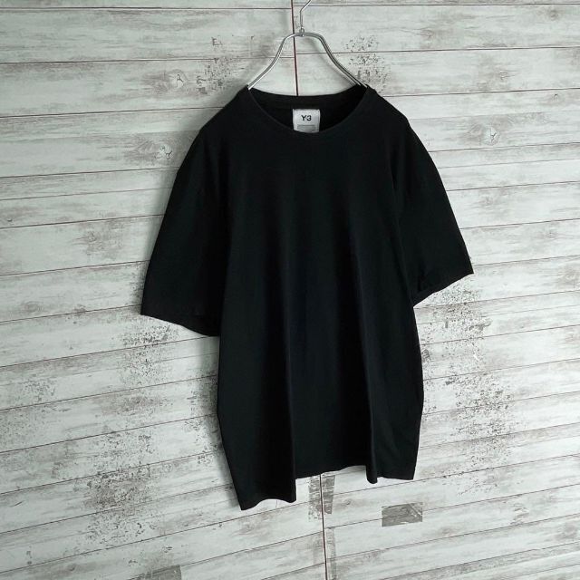 7645【希少デザイン】Y-3☆ビッグロゴ定番カラーtシャツ入手困難　人気　美品