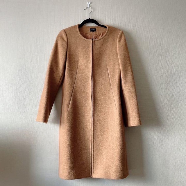 天然石ターコイズ 冬物処分!定価5万8千!ルシェルブルー キャメル