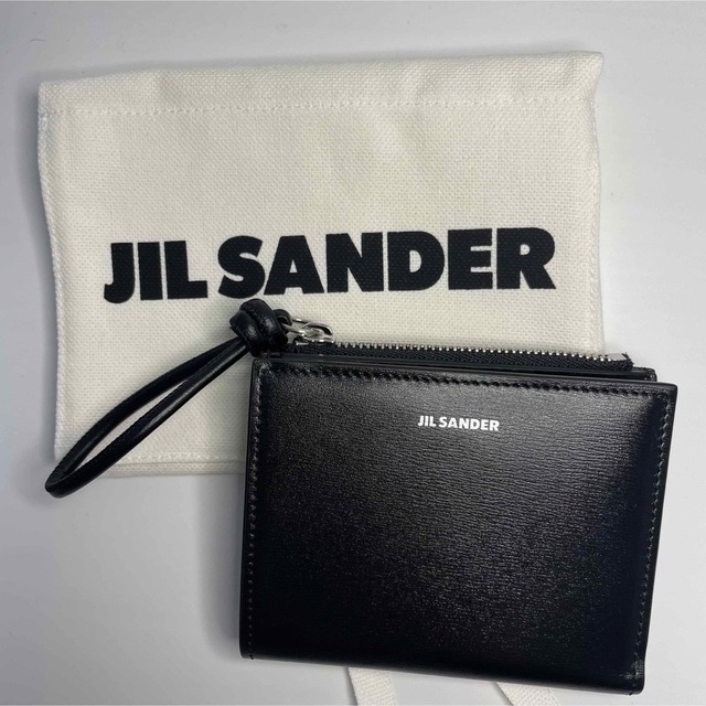 Jil Sander - ほぼ未使用　ジルサンダー 二つ折り財布　保存袋付