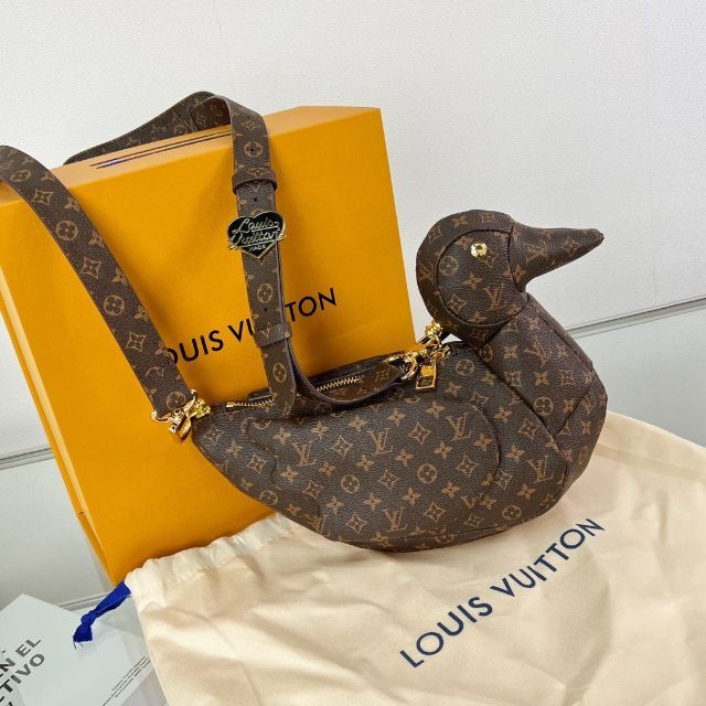 Replica Louis Vuitton Duck Bag M45990 Brown Fake At Cheap Price