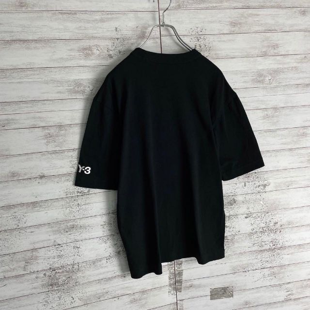 7643【希少デザイン】Y-3☆ビッグロゴ定番カラーtシャツ入手困難　人気　美品