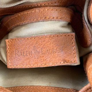 POLO RALPH LAUREN - 良品✨ポロラルフローレン レザー 型押し 巾着