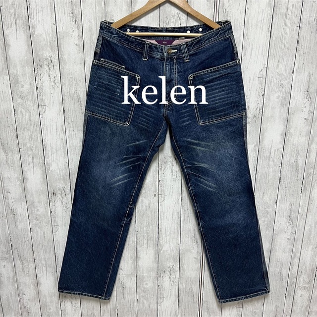 KELEN(ケレン)のkelen デニムガーデンパンツ！ビッグポケット！ メンズのパンツ(デニム/ジーンズ)の商品写真