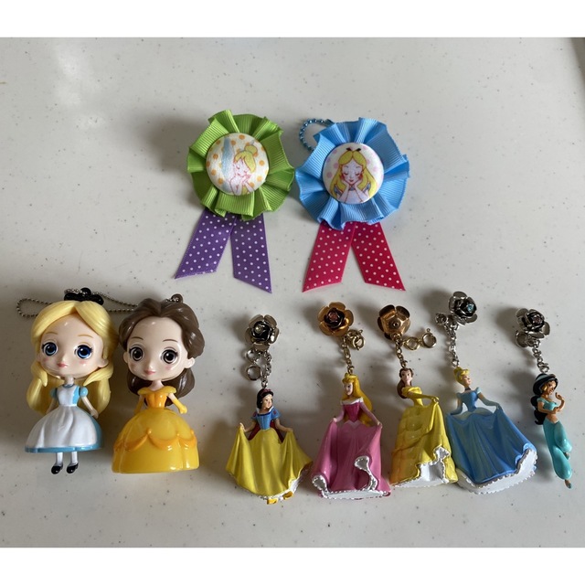 Disney(ディズニー)のディズニープリンセス　キーホルダーセット　Disney Princess エンタメ/ホビーのおもちゃ/ぬいぐるみ(キャラクターグッズ)の商品写真