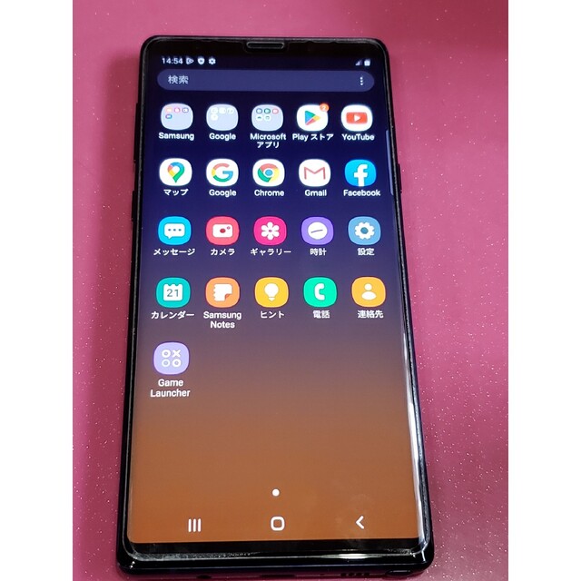 galaxy note9  SM−N9600 デュアルSIM 128MB