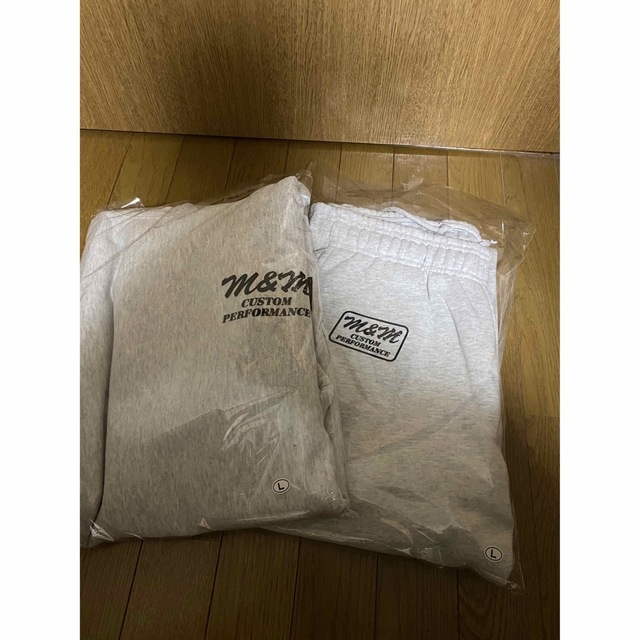 M&M×MASSES】キムタク着用 同型同色 スウェット上下セット グレー L