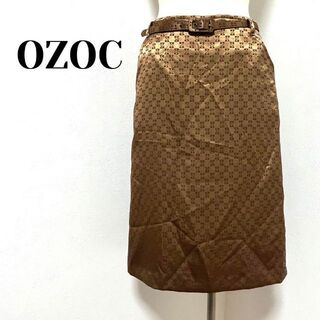 オゾック(OZOC)のOZOC 膝丈 スカート 総柄 レディース 38【新品タグ付き】(ロングスカート)