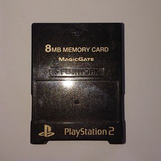 プレイステーション2(PlayStation2)のフジワーク 8MB プレイステーション2用メモリーカード (黒)(その他)