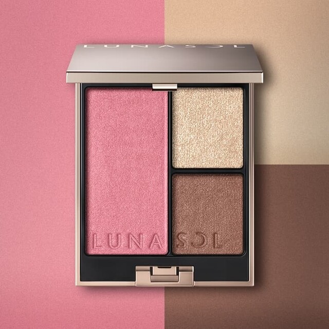LUNASOL(ルナソル)のLUNASOLルナソル カラーリンググロウパレット EX01 コスメ/美容のベースメイク/化粧品(チーク)の商品写真