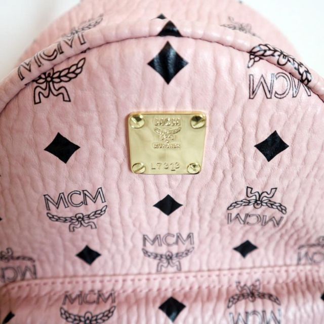 MCM - ✨美品✨MCM リュック サイドスタッズ ソフトピンク miniの通販