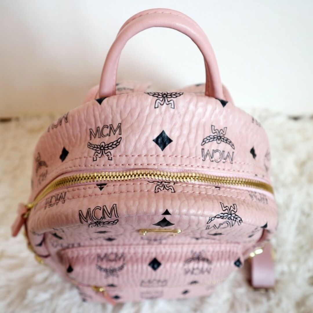 MCM - ✨美品✨MCM リュック サイドスタッズ ソフトピンク miniの通販