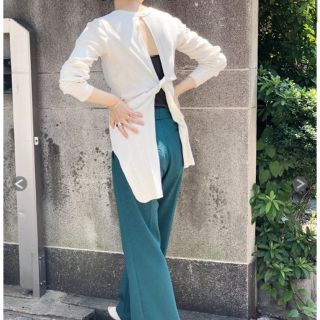 フィーニー(PHEENY)のPHEENY   RANDOM RIB BACK DRAPE S/S (カットソー(長袖/七分))