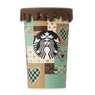 Starbucks - スターバックスバレンタイン2023シリコンリッドステンレスカップミント355