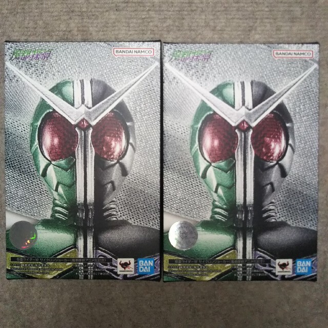 新品未開封 S.H.Figuarts 真骨彫製法 仮面ライダーW サイクロンのサムネイル