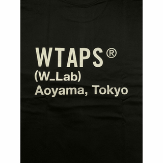 W)taps - XLサイズ 青山限定 WTAPS W_Lab. TEE BLACK