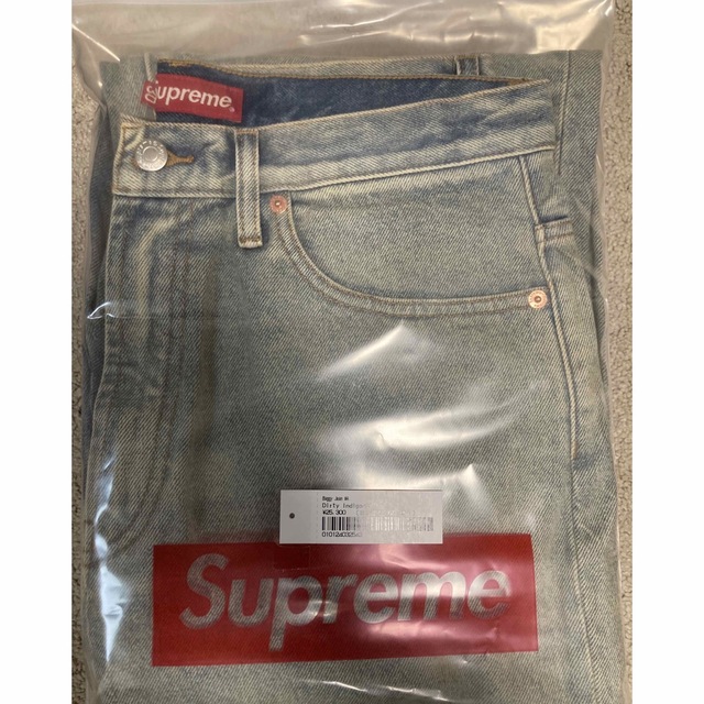 売り出し最安 Supreme Baggy jean dirty indigo 30 バギー デニム