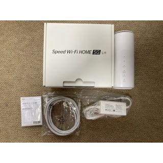 UQ WiMAX ホームルーター Speed Wi-Fi HOME 5G L11(PC周辺機器)